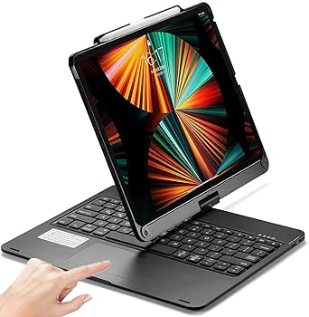 Amazon.com: PboyiqiS 360° Rotatable Keyboard Case for iPad